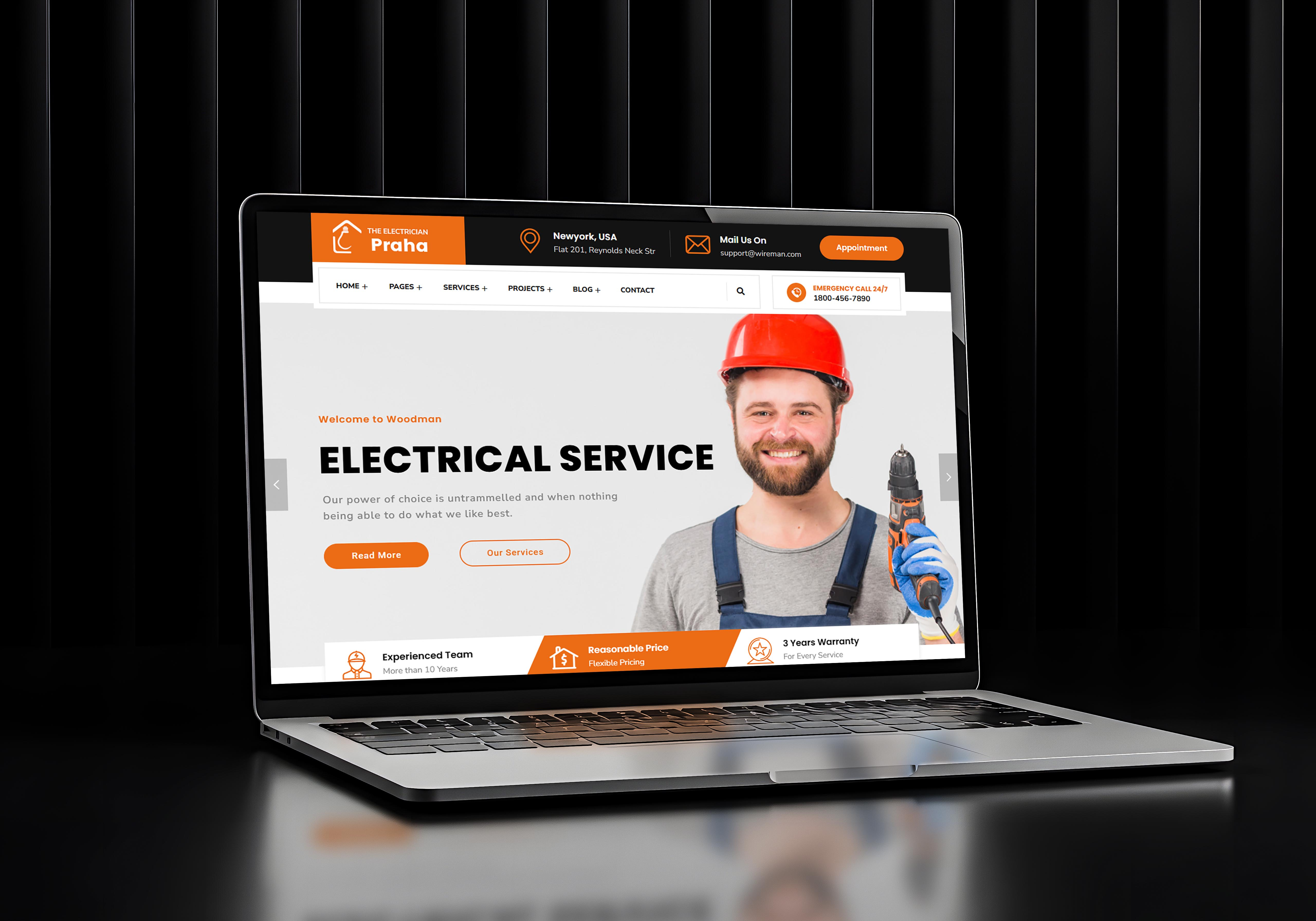 Electrician Website Design for Local Business Growth construction website design contractor website electric service website electrical website design electrician landing page electrician portfolio website electrician services website electrician web design electrician website emergency electrician site energy service website home repair website modern electrician site power company website professional electrician website responsive web design tradesman website ux ui design web design for electricians web design project
