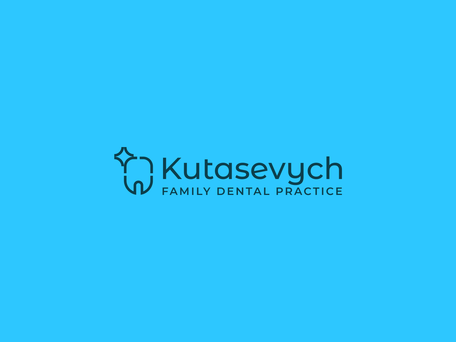 Kutasevych. Family Dental Practice branding check up checkup dantist day off dental dental practice design doctor family health healthy hospital logo medecine teeth tooth tooth brush