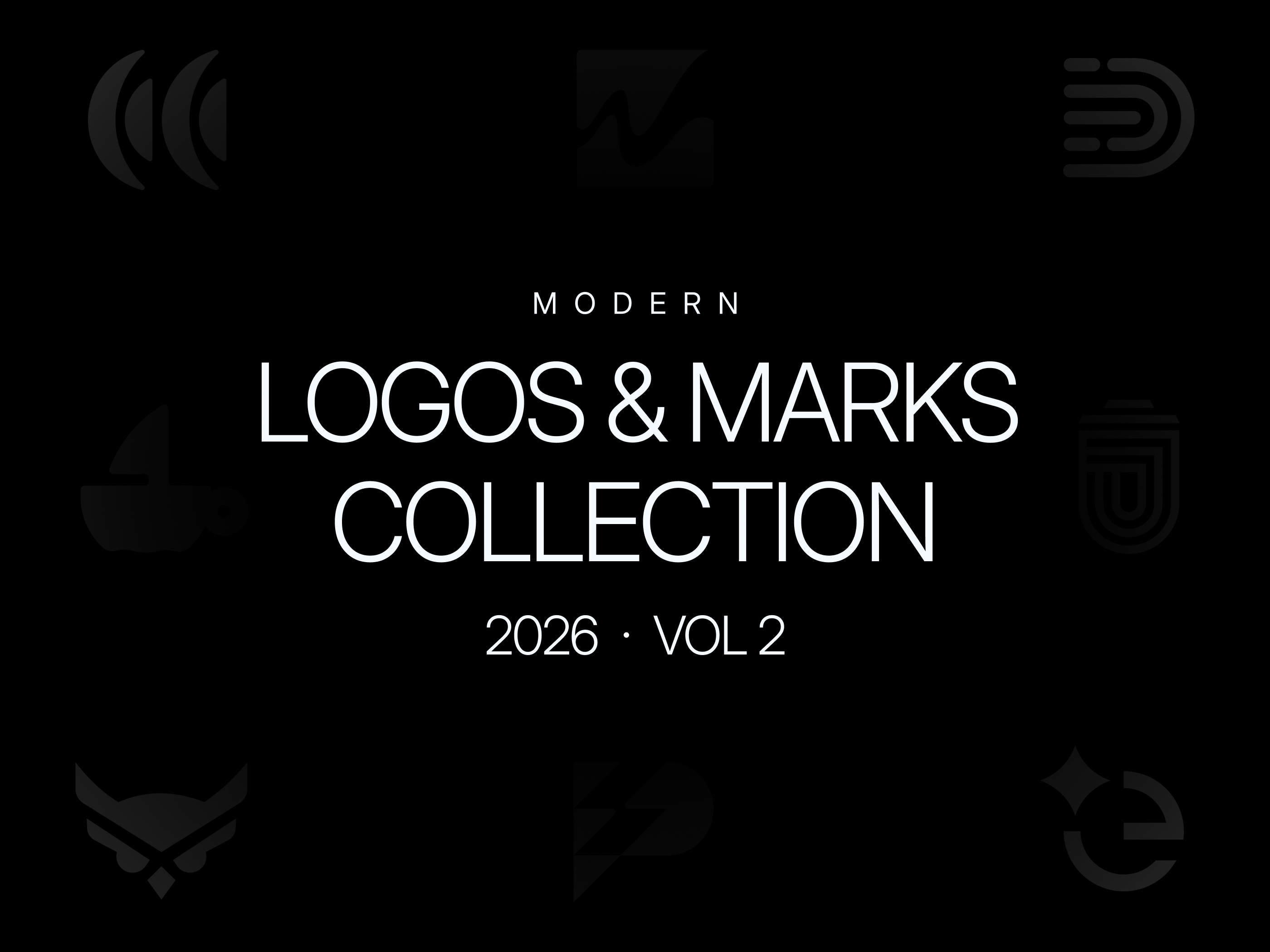 Modern Logos & Marks Collection Vol 2 business logo design consulting logo design fitness logo design food logo design law logo design legal logo design media logo design tech logo design technology logo design wellness logo design