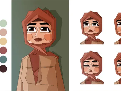 Motion Graphic Character illustration vector
