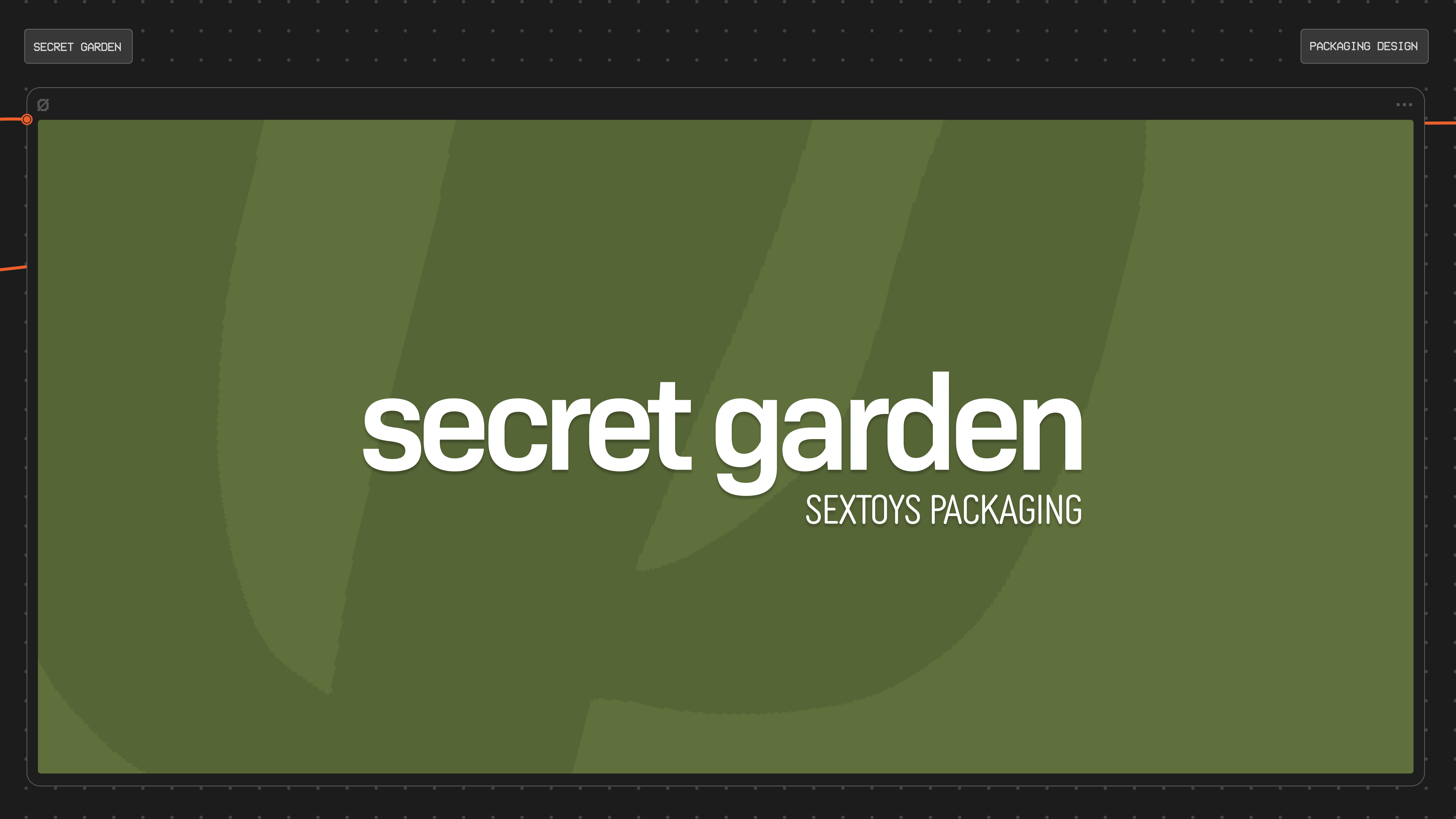 Secret Garden - Brand Concept branding concept concept brand graphic design packaging sextoys sextoys brand sextoys branding sextoys packaging