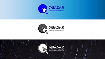 Daily Logo Challenge - 01: Quasar Logo dailylogochallenge graphic design logo design rocket ship logo vector