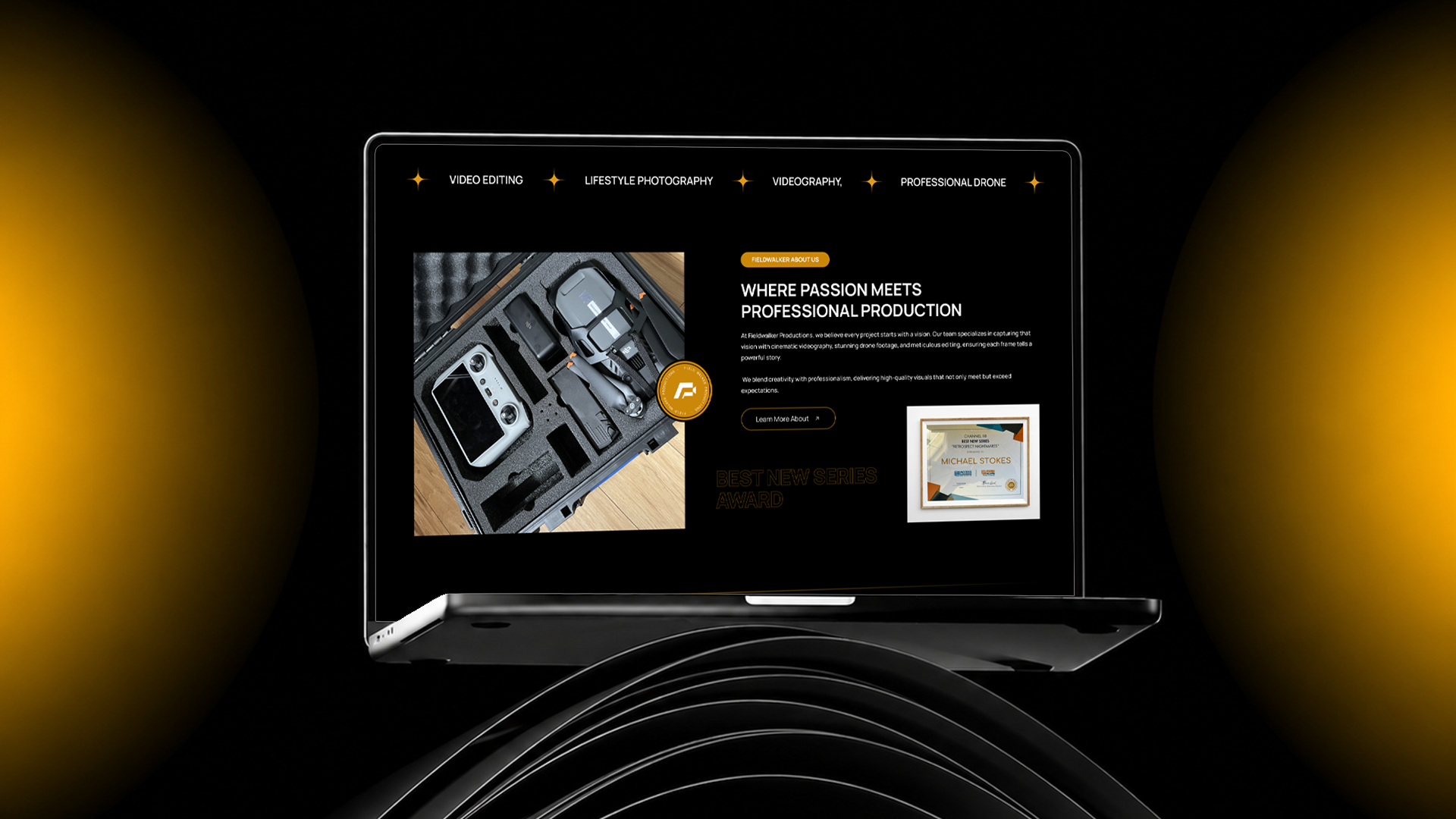 Example of Field Walker  - Website Design & Development