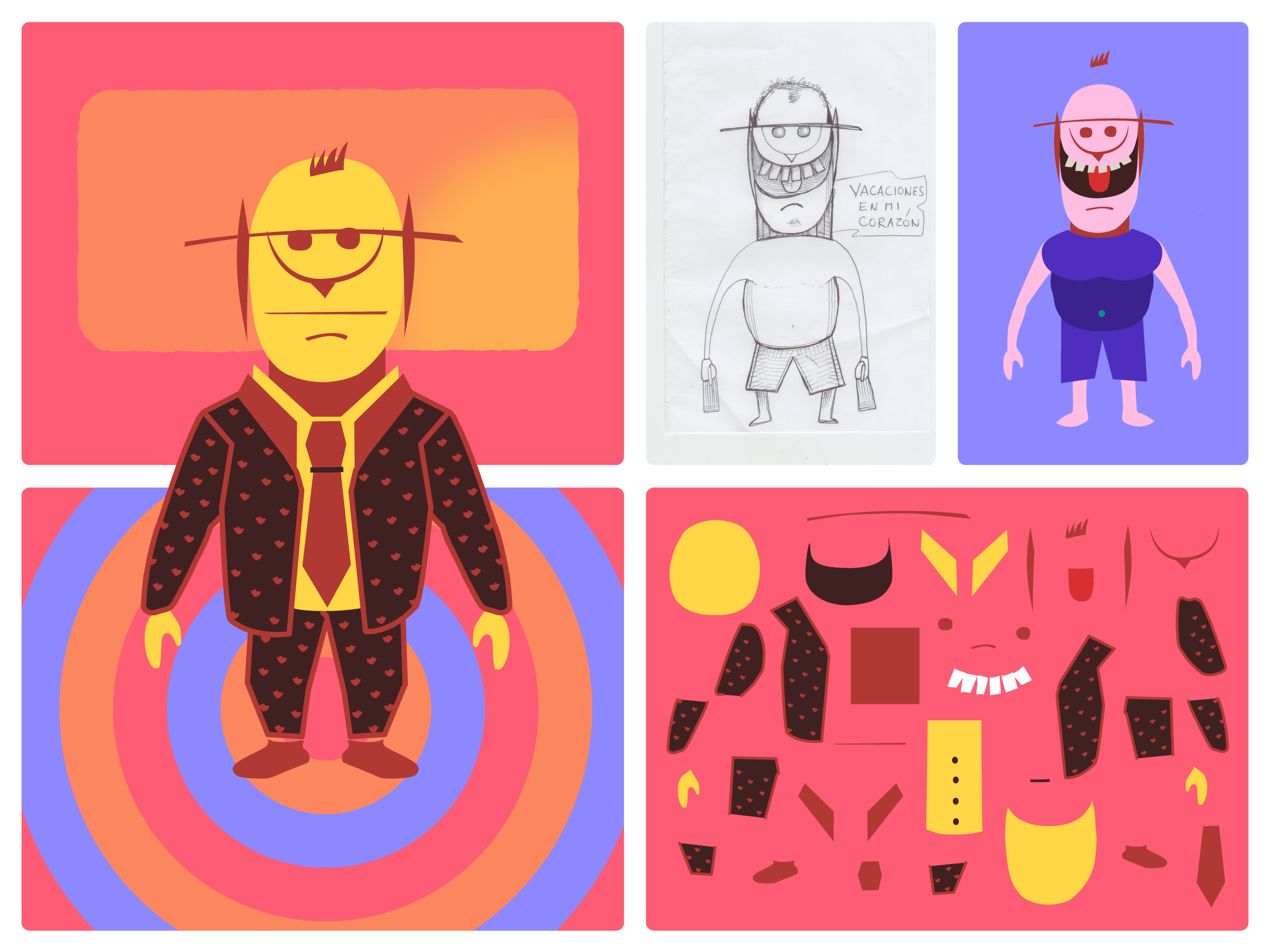 Character design and animation