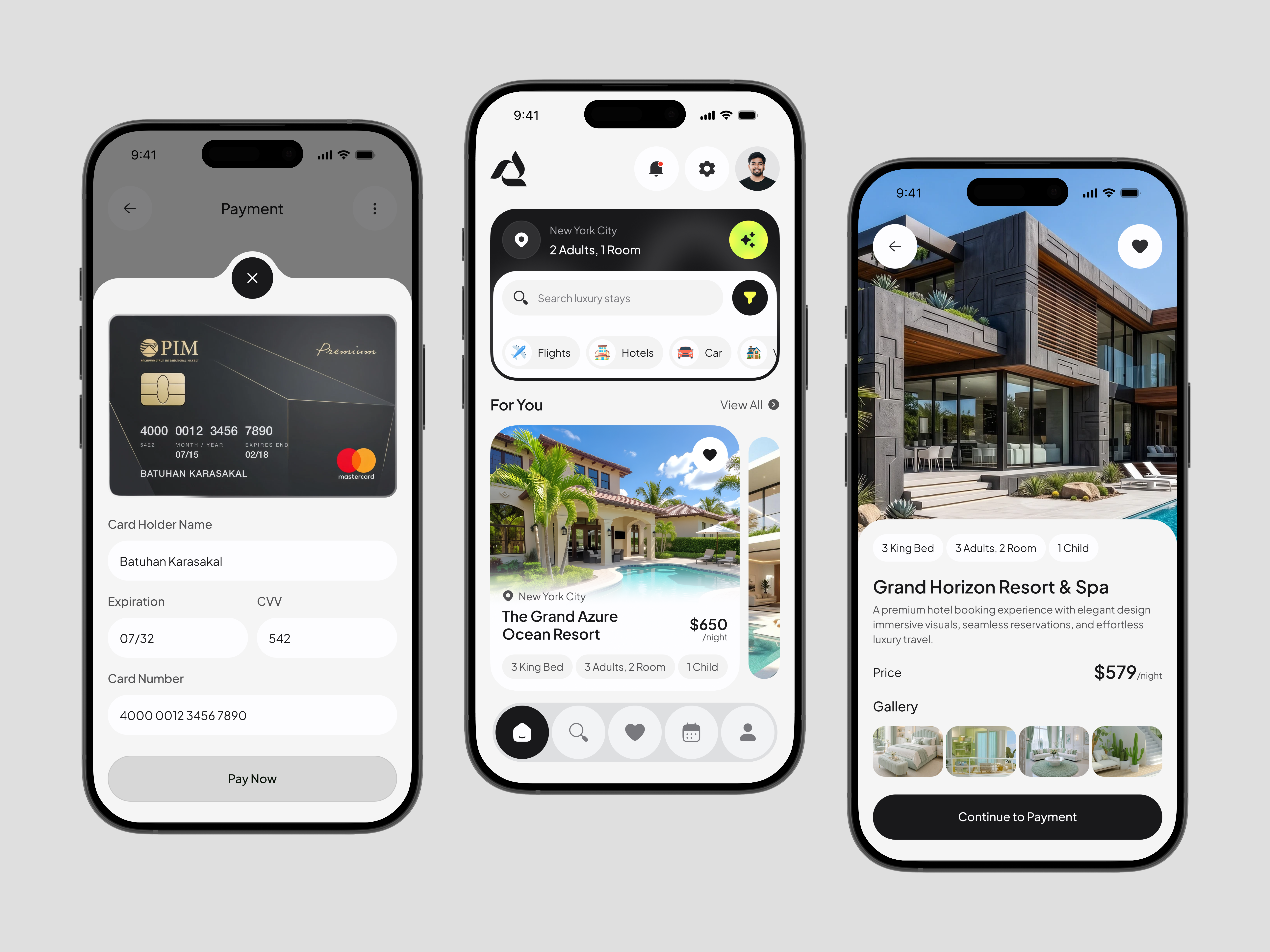 Hotel Booking Mobile UI Design | Travel & Resort Reservation App app booking app design hotel app ui hotel booking app interface luxury hotel ui mobile app design mobile ui product resort booking service startup travel booking app ui ui ux design ux vacation rental app web