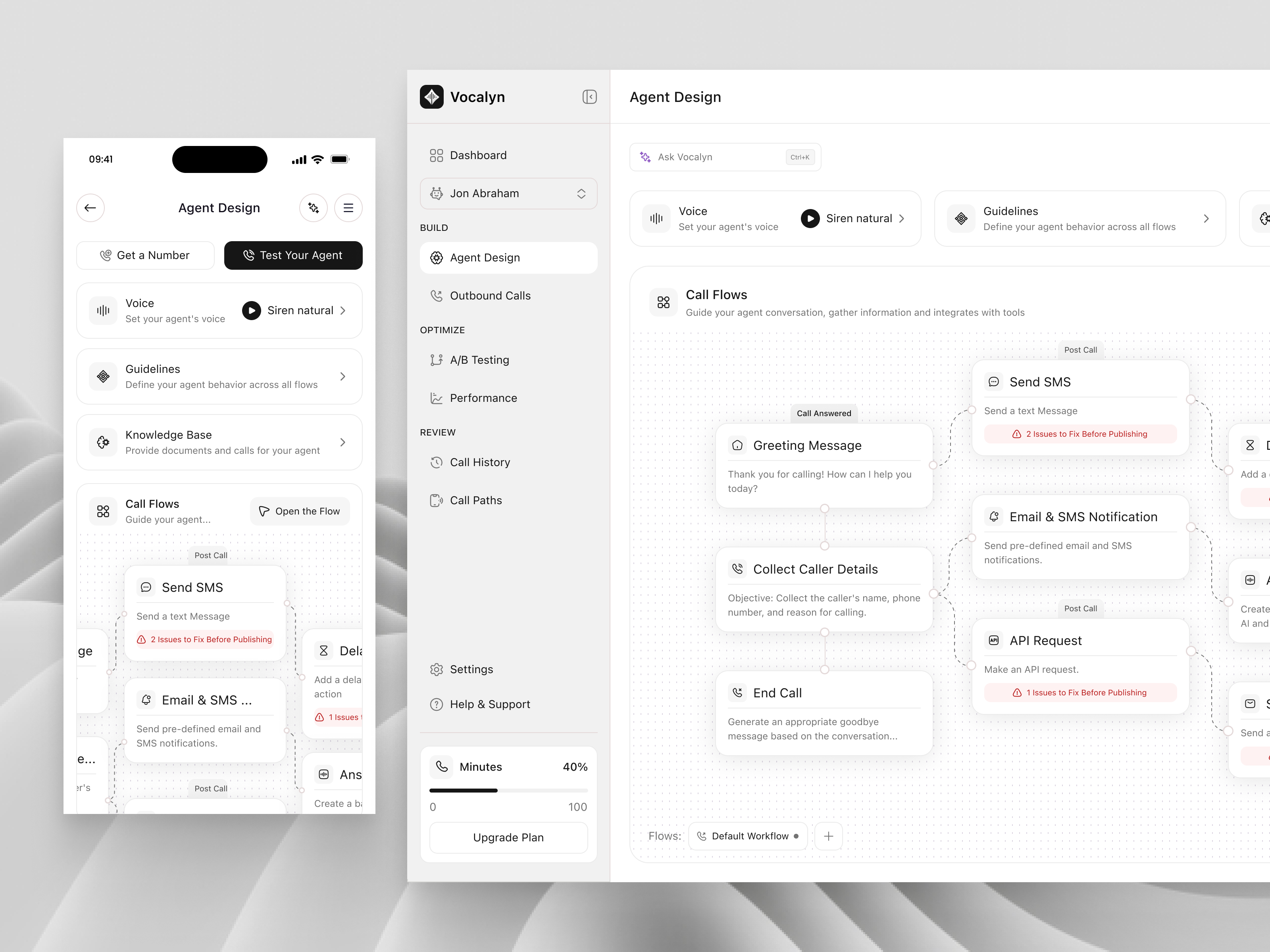 AI Agent Platform Web App Design agentic ai ai assistant crm product saas shasanko software web web app