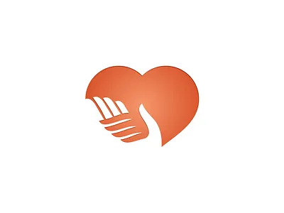 Heart Logo FOR SALE branding design for sale graphic design hands heart illustration logo natural vector