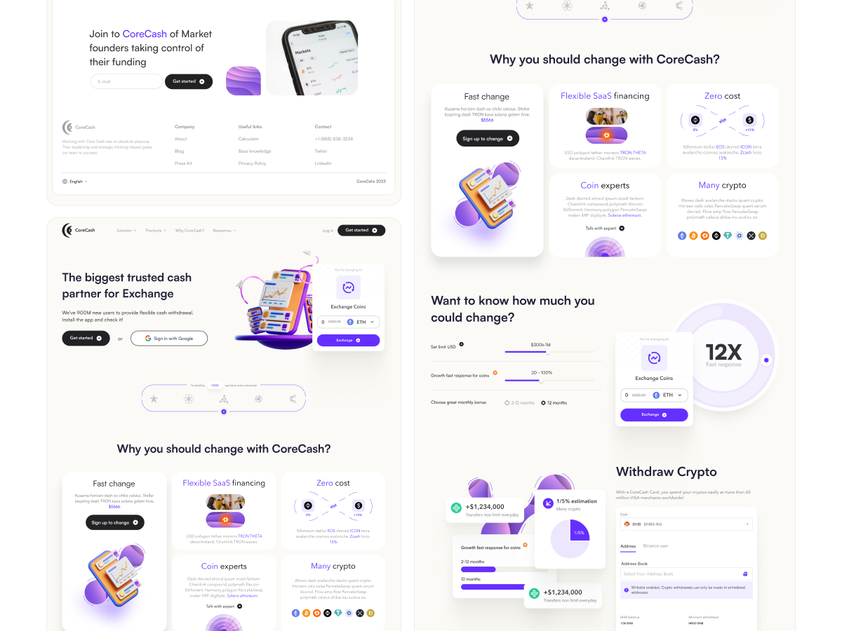 corecash-cash-exchange-template-by-pawe-kowalski-on-dribbble