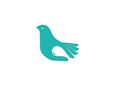 Hand Bird Drop Logo FOR SALE bird branding design drop for sale graphic design illustration logo natural vector