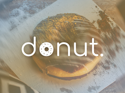 Donut Shop - donut. branding design donut dribbble logo logodesigner modern shop simple vector