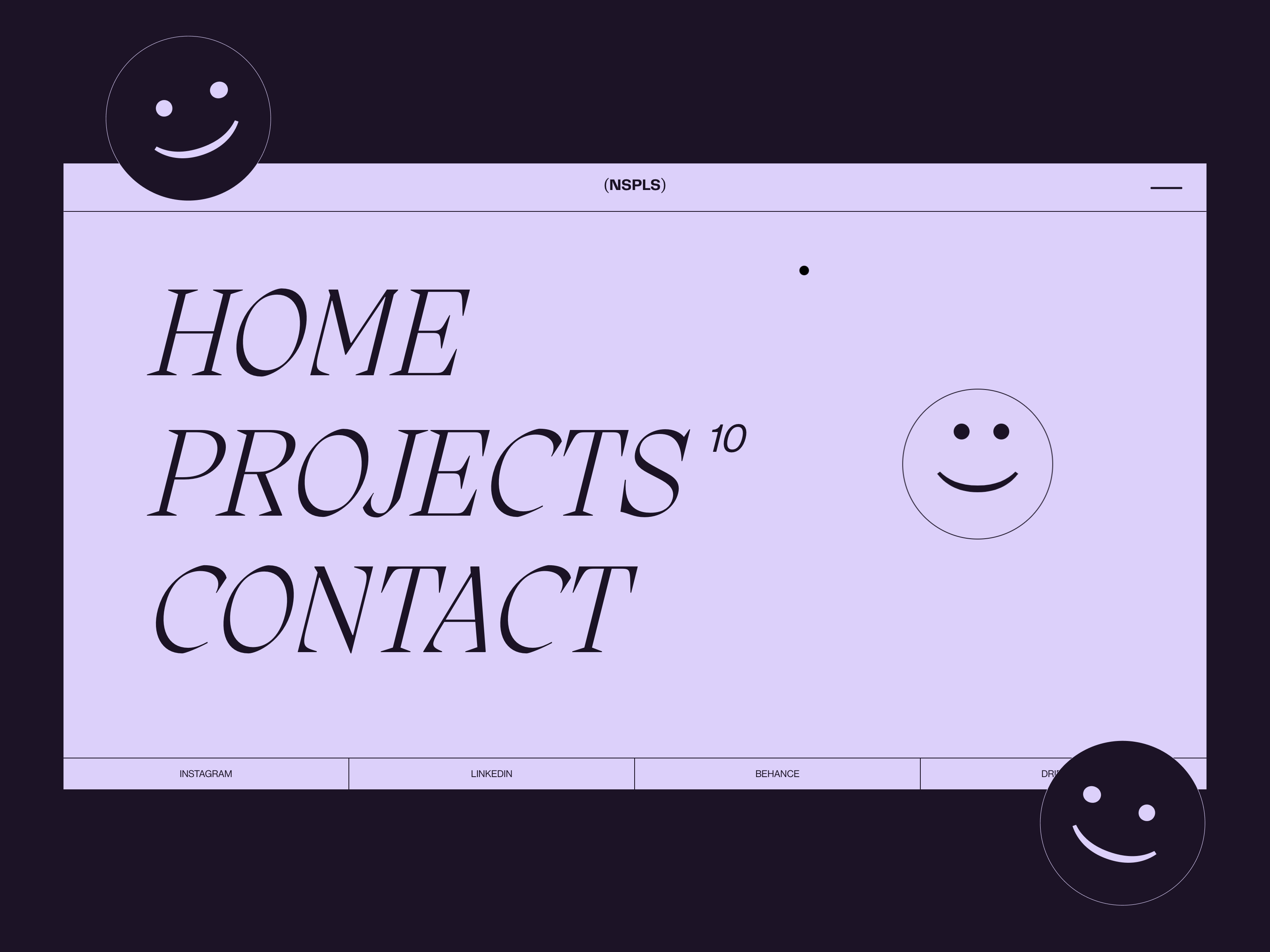 [Animations] Benjamin Nespoulous - Portfolio animated portoflio animations brutalism cv figma full screen menu interactions portfolio principle projects purple transitions typography ui user case video web portfolio works