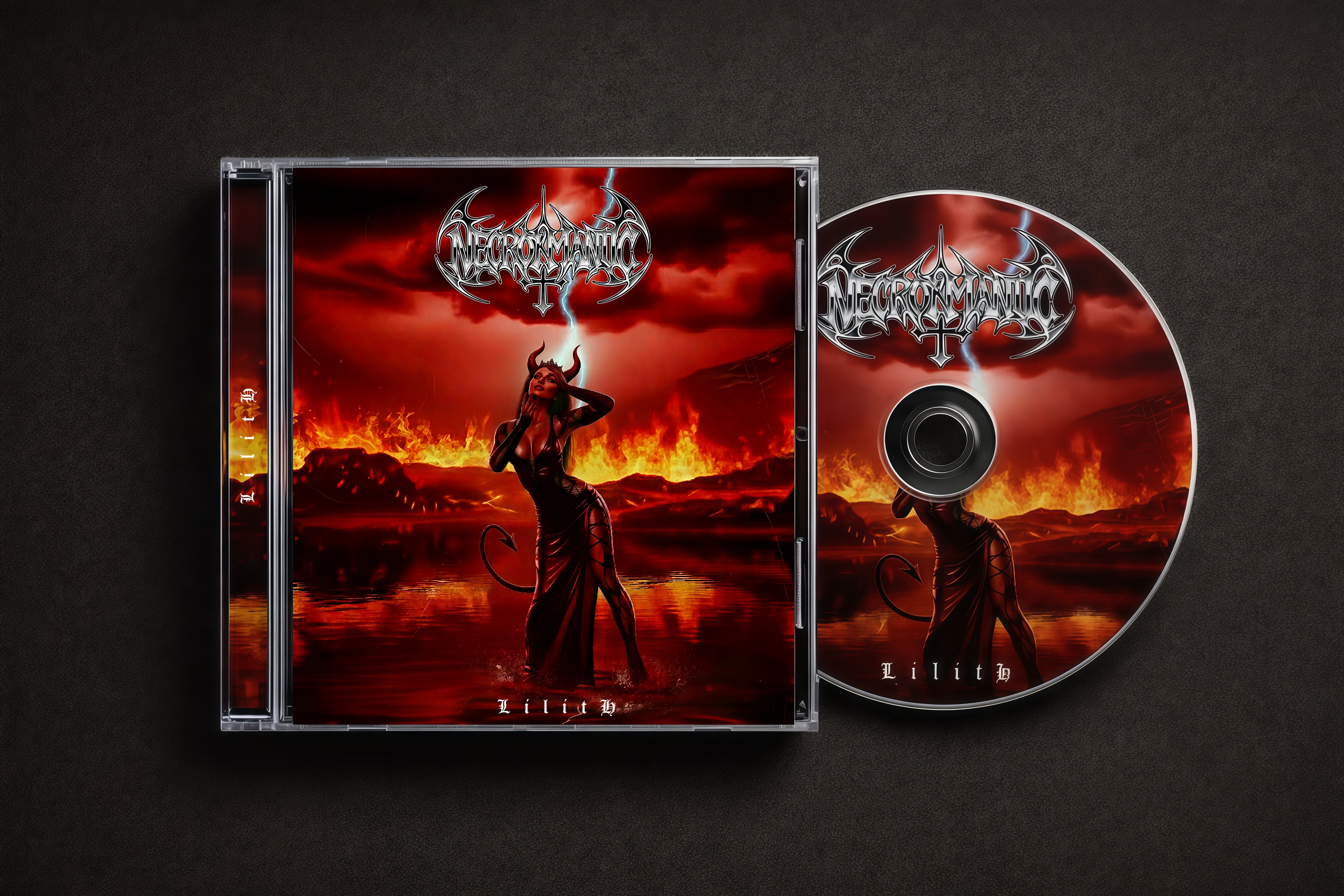 Black Metal Album Cover Artwork (With Visual) adult illustration album cover art cd cover dark fantasy design digital art graphic design heavy metal horror illustration