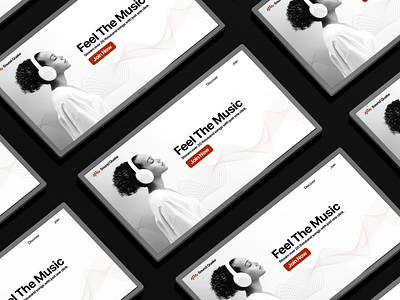 Sound Quake Inspired by Spotify Web Page Design branding design figma graphic design illustration landingpage logo ui uidesign uiux webdesign websitepage websiteui webuidesign