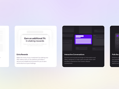 Card Design using mask app app design app ui blockchain card compoent clean ui coin crypto dark design gradient interactive design light menu mobile navbar navigation ui web web3