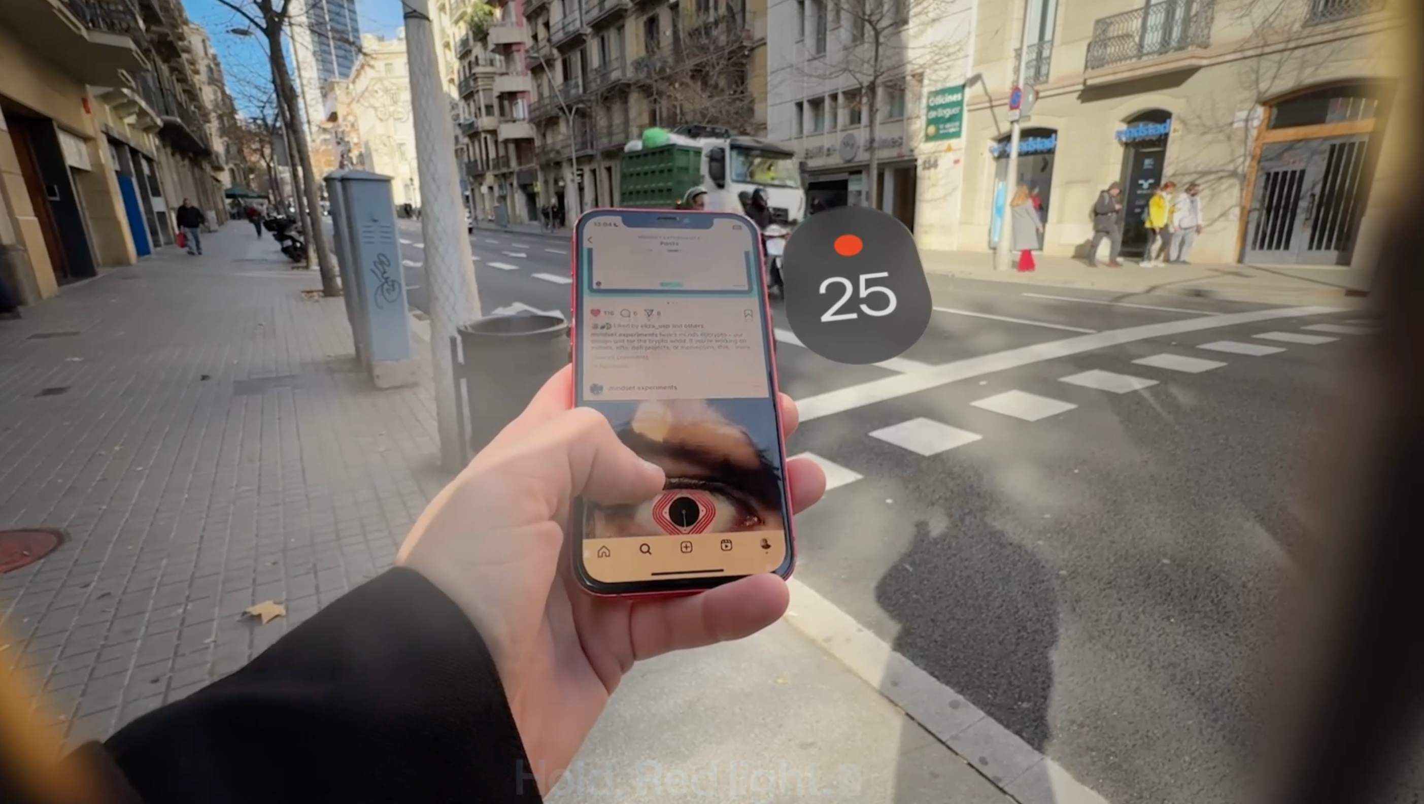 seemore: it catches the light you didn't ai interface ai native ar augmented reality computer vision concept contextual ui glanceable interaction design mindset minimal pedestrian product design safety smart glasses spatial design ui ux wearable xr