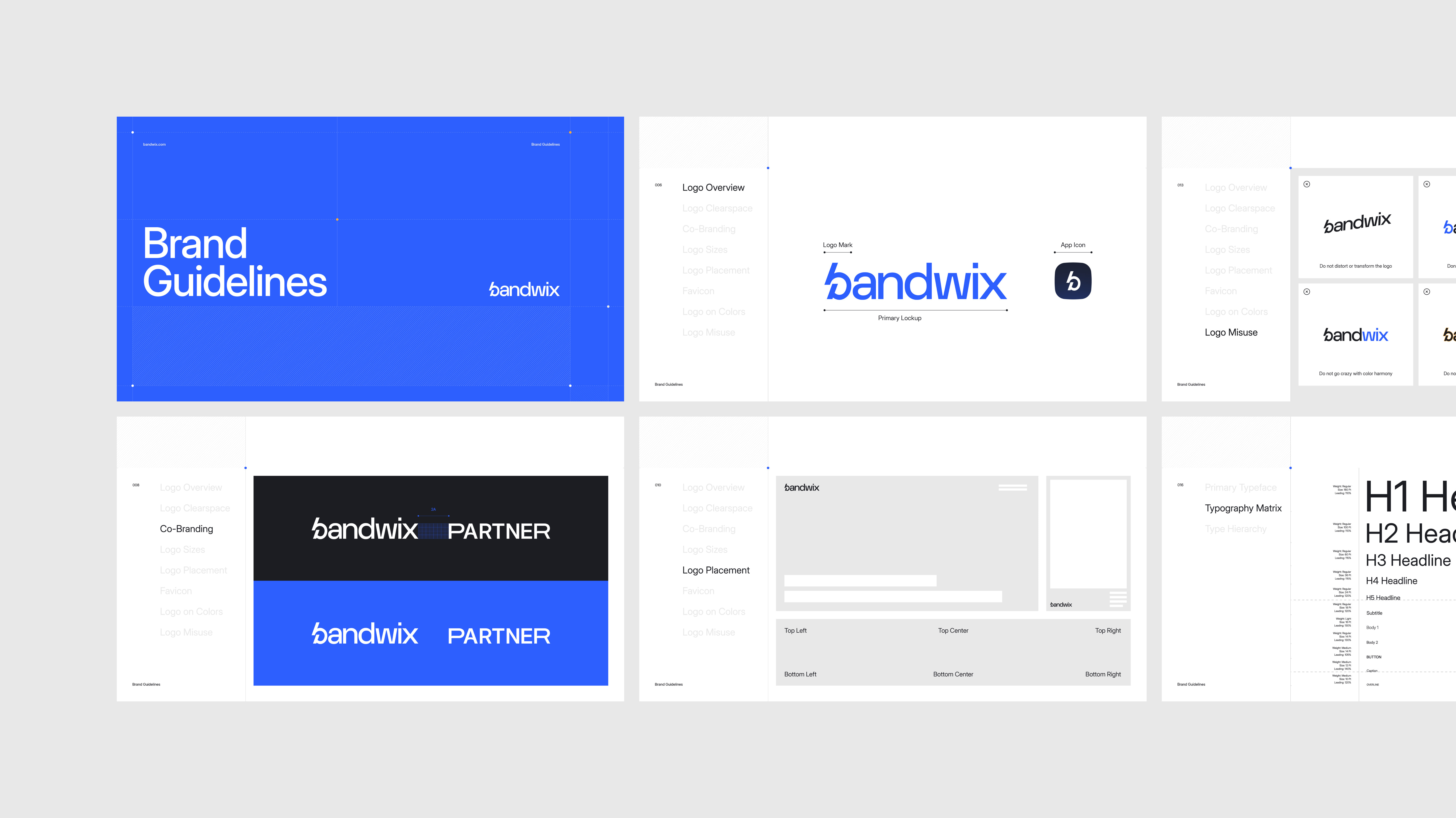 Brand Guideline - Bandwix brand guideline brand identity brand style guide branding graphic design logo