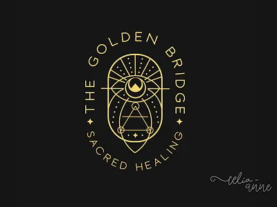 Sacred Healing Logo Concept adobe illustrator brand logo logotype