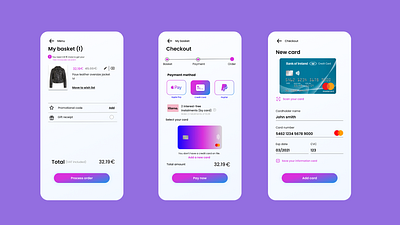 Daily UI #002 - Credit Card Checkout branding checkout graphic design ui