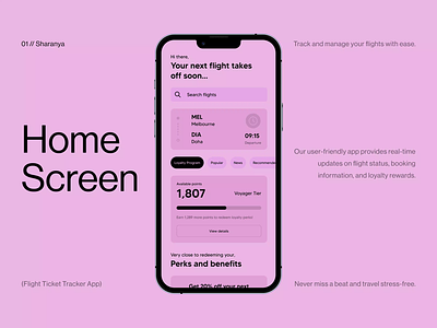 Flight Tracker App app design flight flight tracker app minimal mobile ticket ticket tracker ui ux