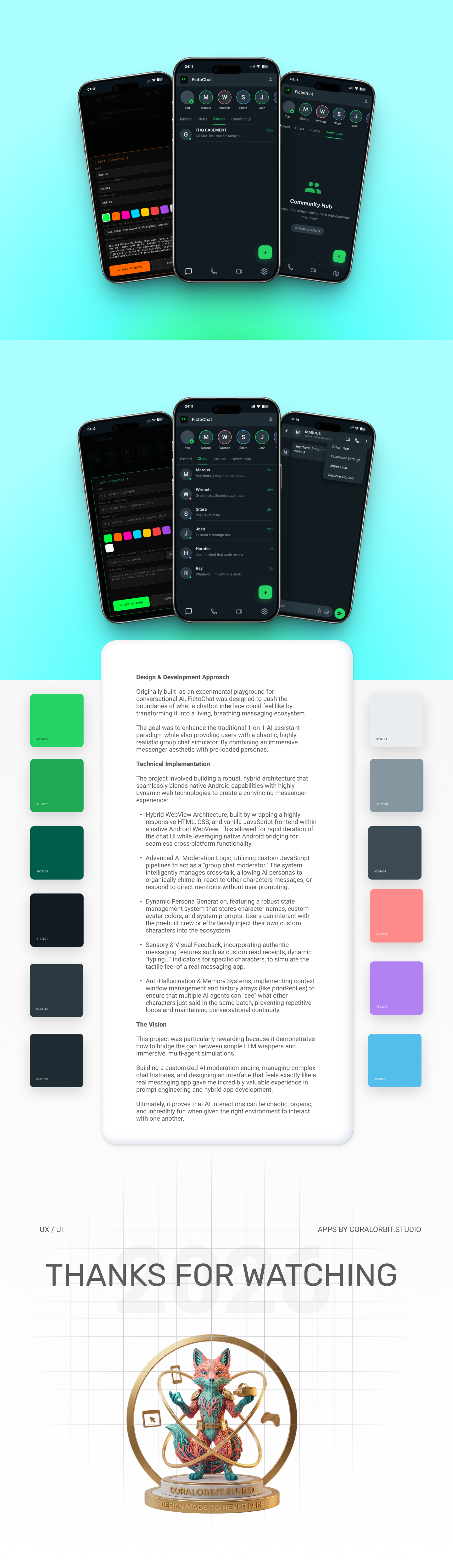 FitcoChat (AI Chat App) app appdesign apps design mobile mobileapp ui