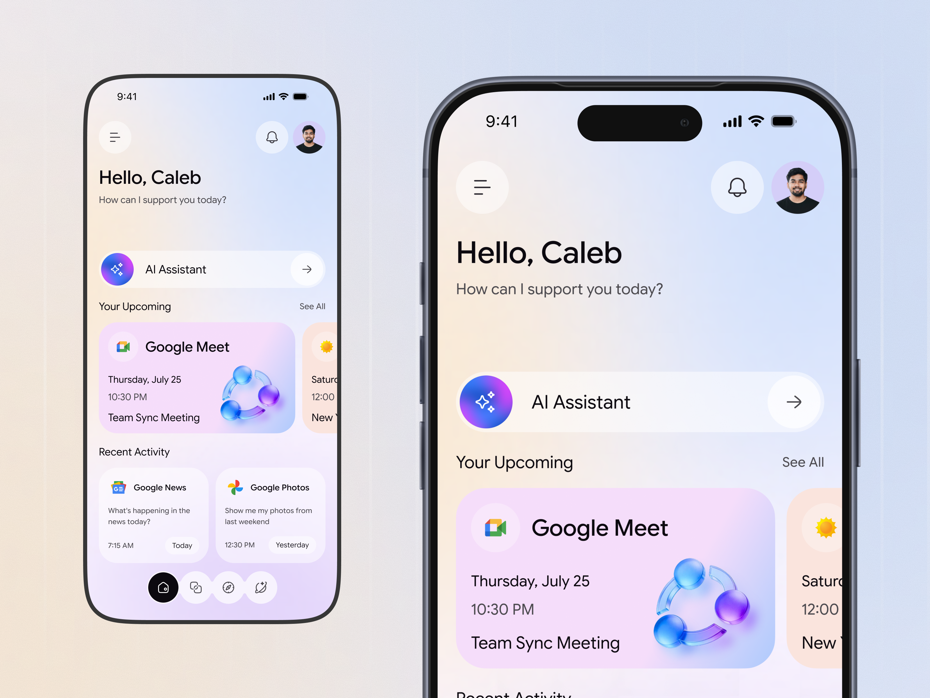 AI Voice Assistant Mobile App Design ai app ai assistant app ai chat ui ai companion app design ai voice assistant app app design interface mobile app mobile productivity app product service smart ai chatbot ui startup ui ux voice ai app voice app ui ux voice recognition ui web