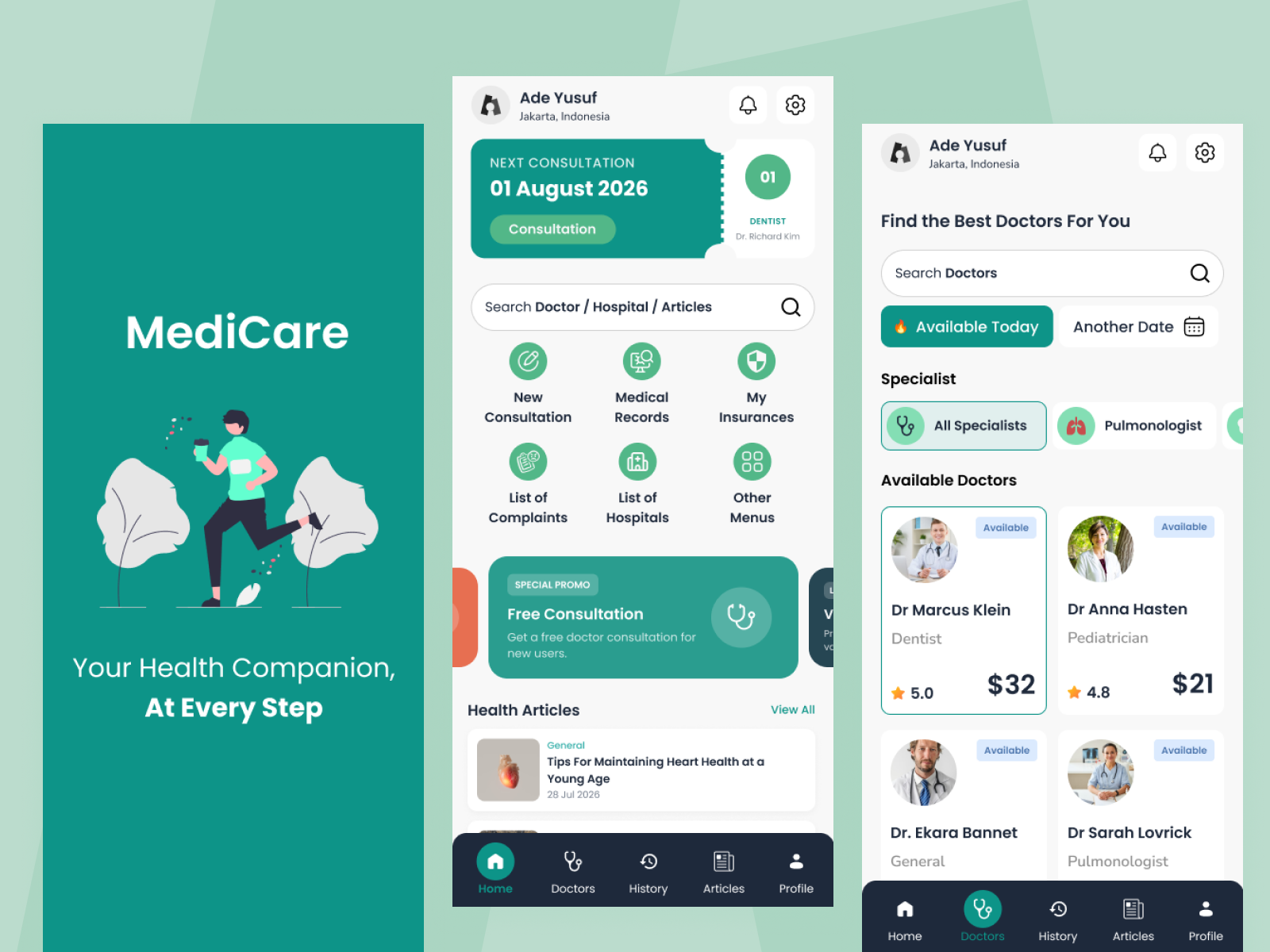 Healthcare Mobile App Design app design colorful dark mode figma health app health care healthcare healthcare app healthy hospital layouting medicine mobile app modern ui design ui ux ux design web design website wireframing
