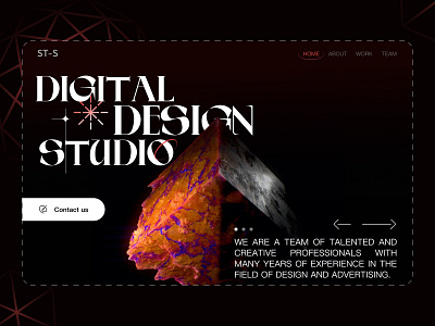 ST_S | Creative Design Agency Landing Page Website 13 agency design landing ui uiux ux web