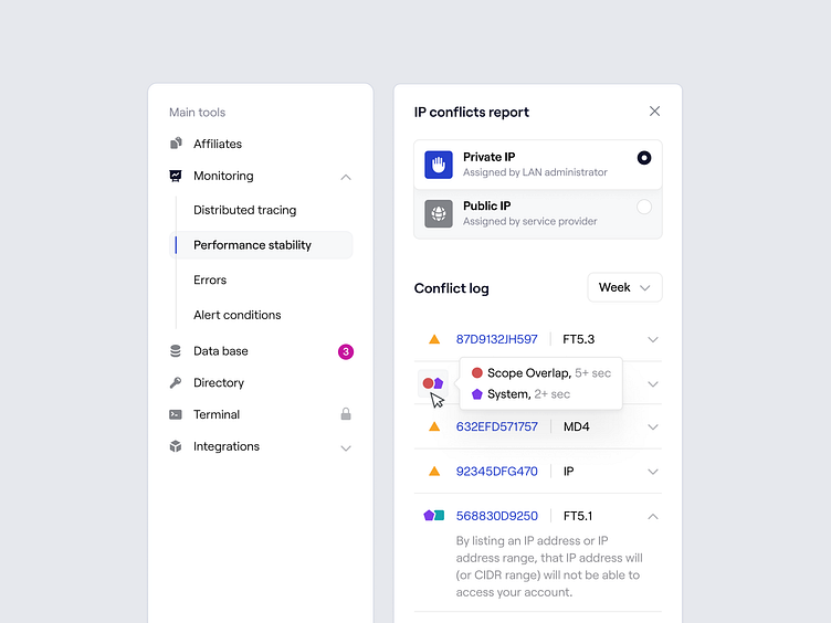 Cybersecurity | Security dashboard | Browse errors and conflicts by ...