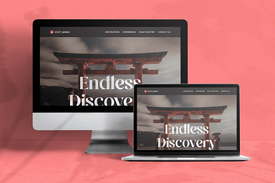 VISIT JAPAN Webdesign design graphic design minimal ui ux