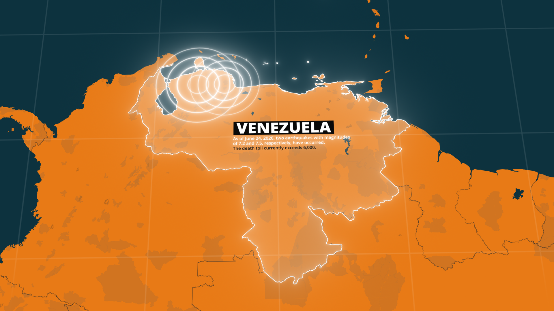 3D animated map of earthquake 3d after effects animation cinematic animation geolayers 3 infographic map map animation motion graphics