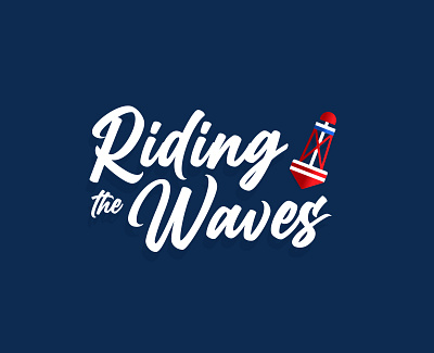 Riding the Waves colors graphic design illustration vector