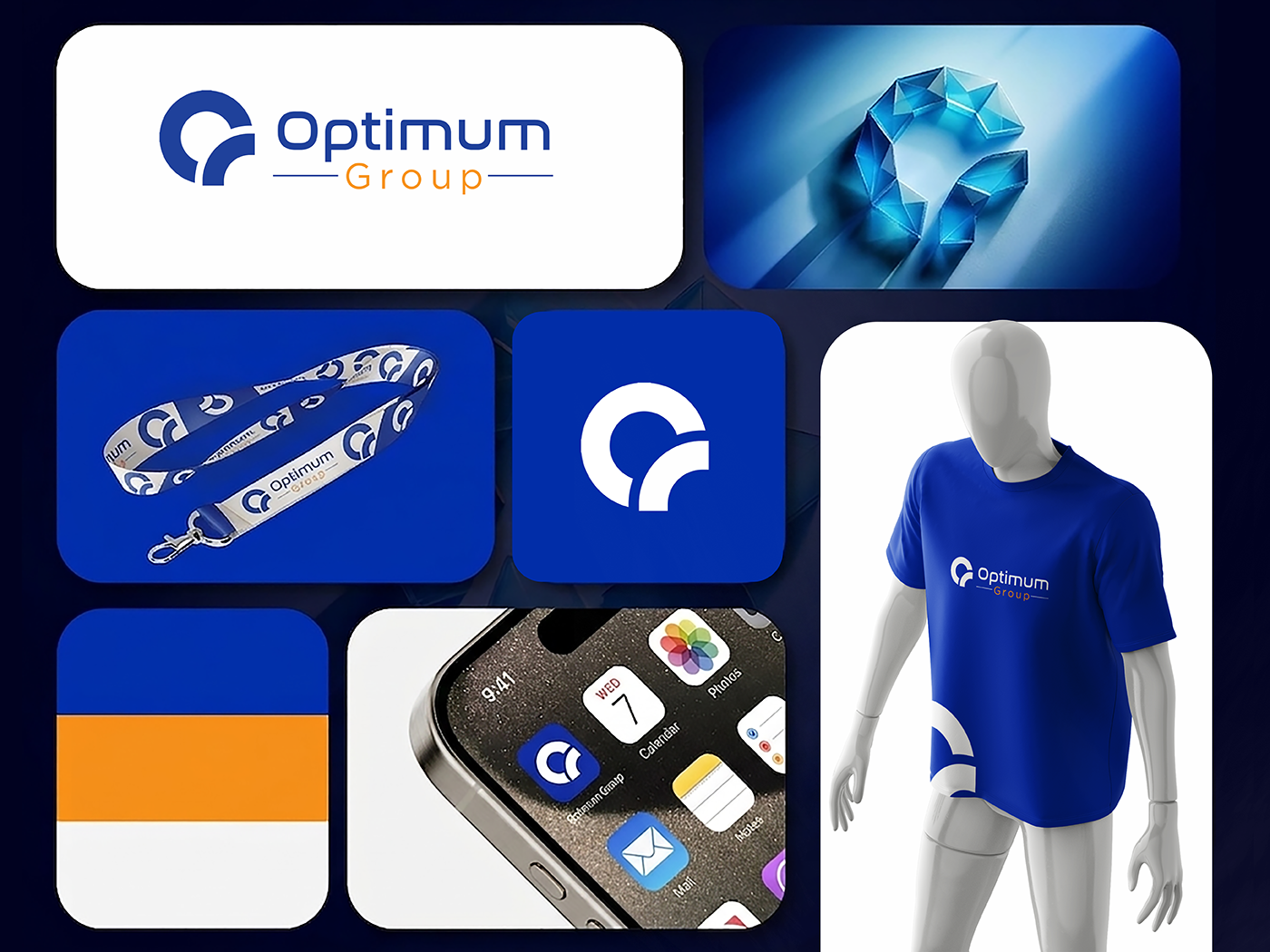 Optimum Group Logo Design adobe photoshop brand brand identity branding creative logo design graphic design illustration letter logo logo logo design logos logotype minimal logo monogram logo professional logo saas logo stationery design tech brand logo technology logo
