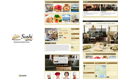 Sushi - Food & Restaurant Shopify Thème