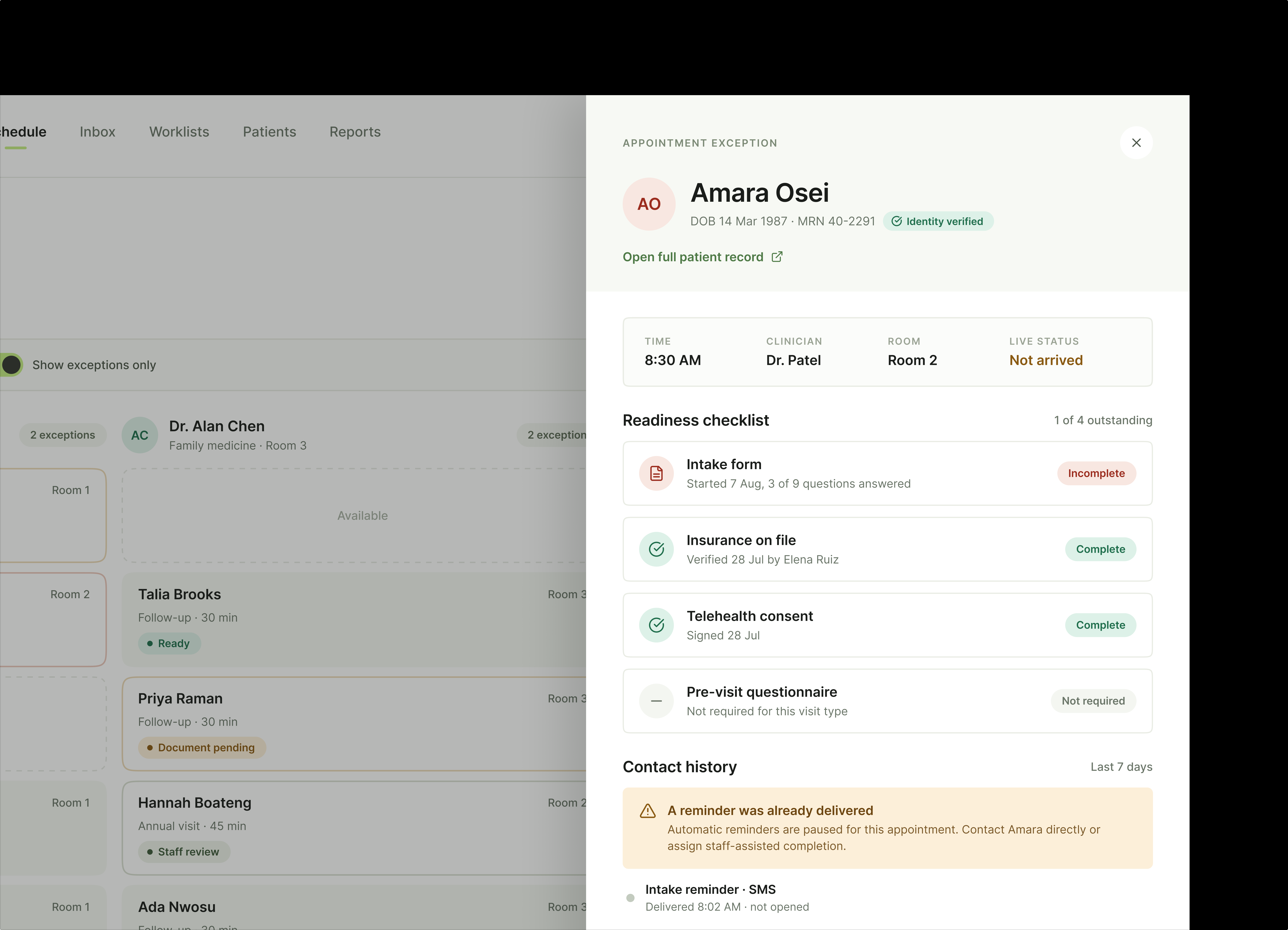 Clinic Scheduling Dashboard appointment booking b2b healthcare clinic doctor app ehr software product designer fda compliant interface designer healthcare uxui designer medical app ui designer medical dashboard designer patient portal telehealth web designer wellness website