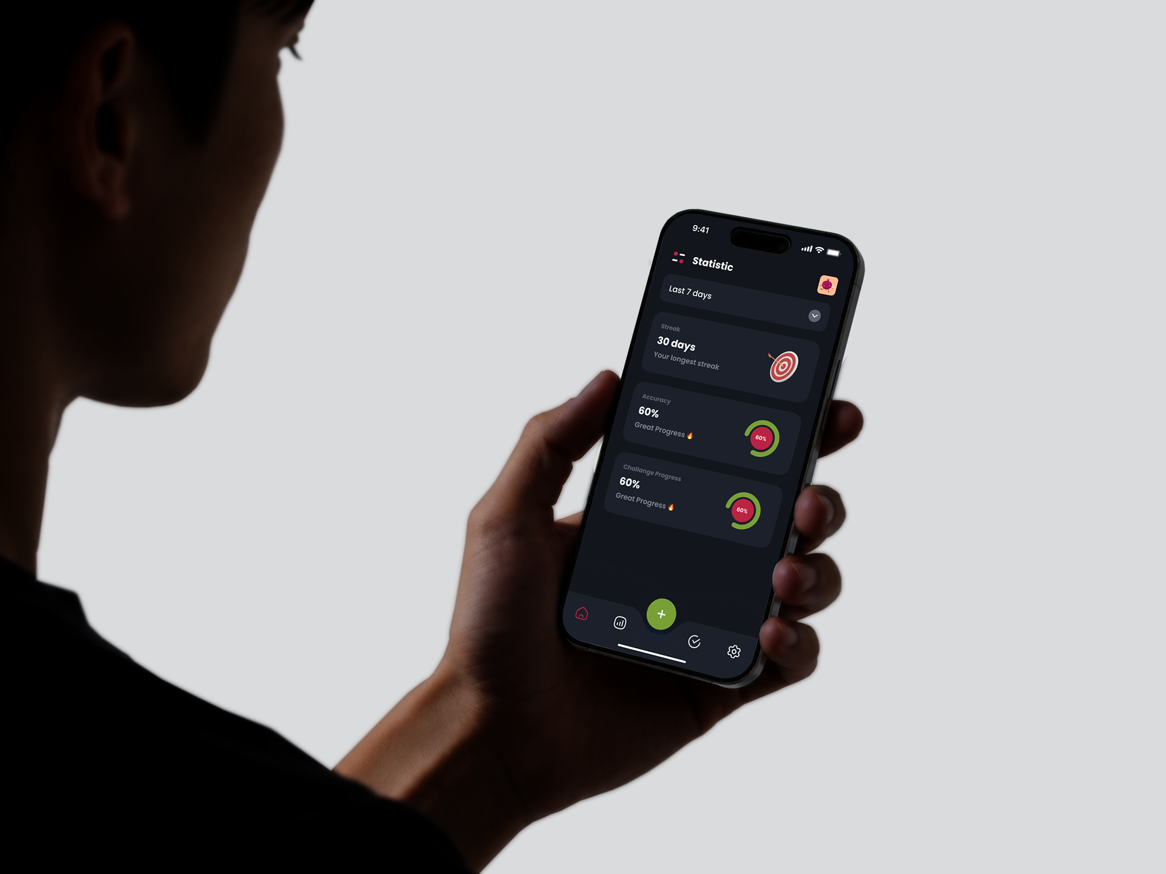 Beetroot - Habit Tracker App app design avatar design challenge tracker daily habits dark theme figma gamification habit tracker health app illustration ios app mobile app mobile ui productivity app self improvement statistics dashboard ui design user experience ux design wellness app