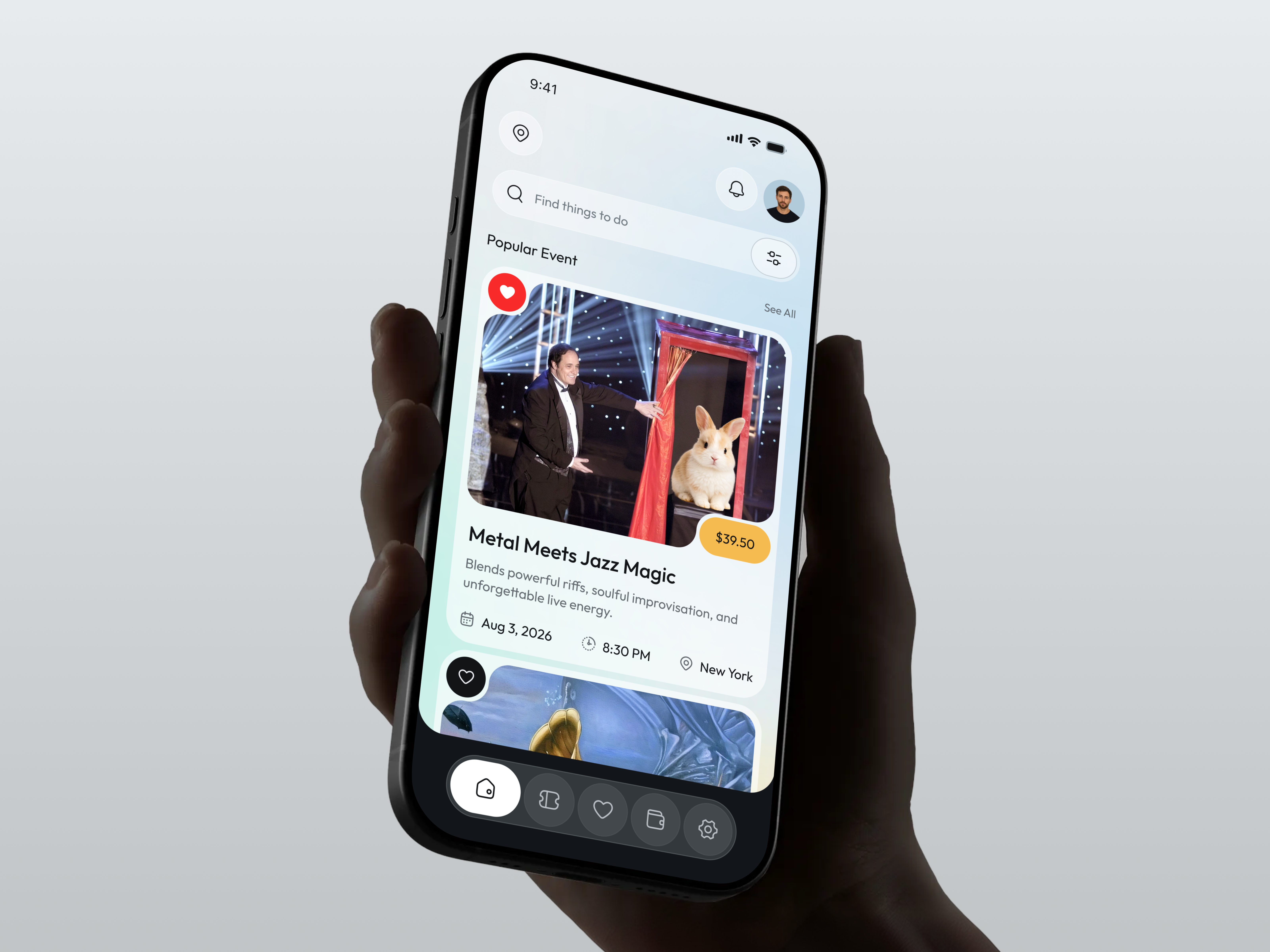 Social Event Booking Mobile App UI Design app app redesign entertainment app design event booking app event discovery app event ticket booking interface mobile app ui mobile ui product saas mobile app service social event app startup ticket booking app ui ux web