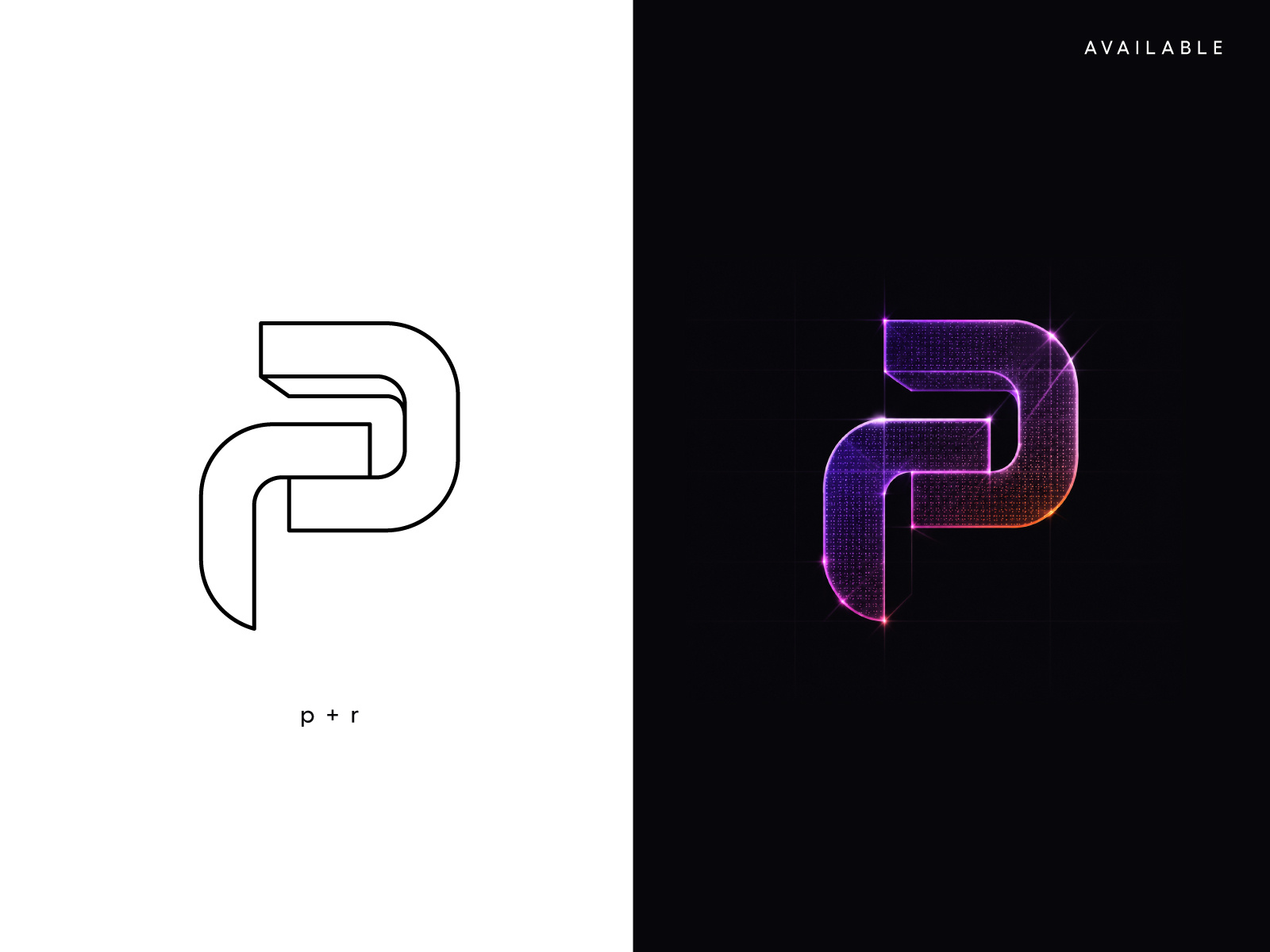 PR Monogram Logo | Modern Minimal Lettermark for Sale brandidentity branding customlogo geometriclogo hirelogodesigner lettermark logo logodesign logoforsale logotype minimallogo monogram mtidesign premadelogo premadelogoforsale prlogo readymadelogo rplogo unusedlogo visualidentity