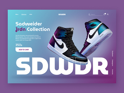 Jordan Collection graphic design jordan shoes ui uxui webdesign