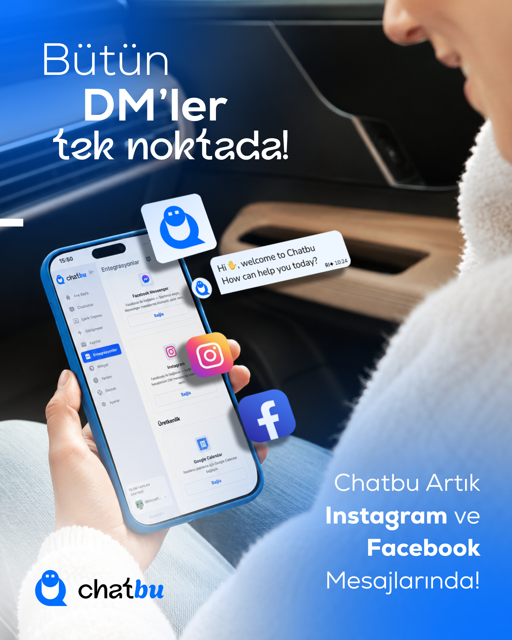 chatbu post design graphic design