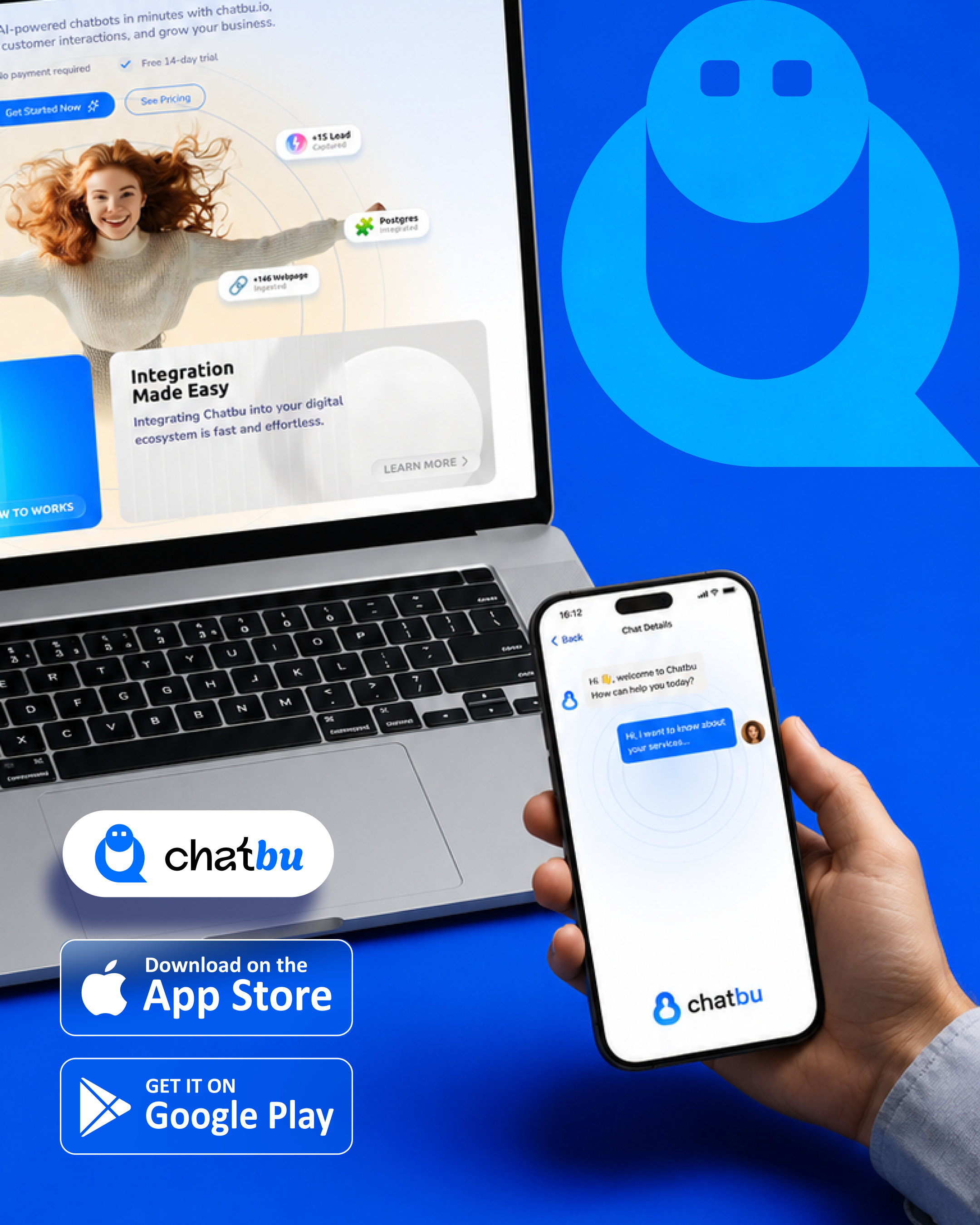 chatbu post design graphic design