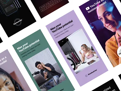 Brandwatcher | Social media brand branding influencer instagram logo screen design socialmedia story youtuber