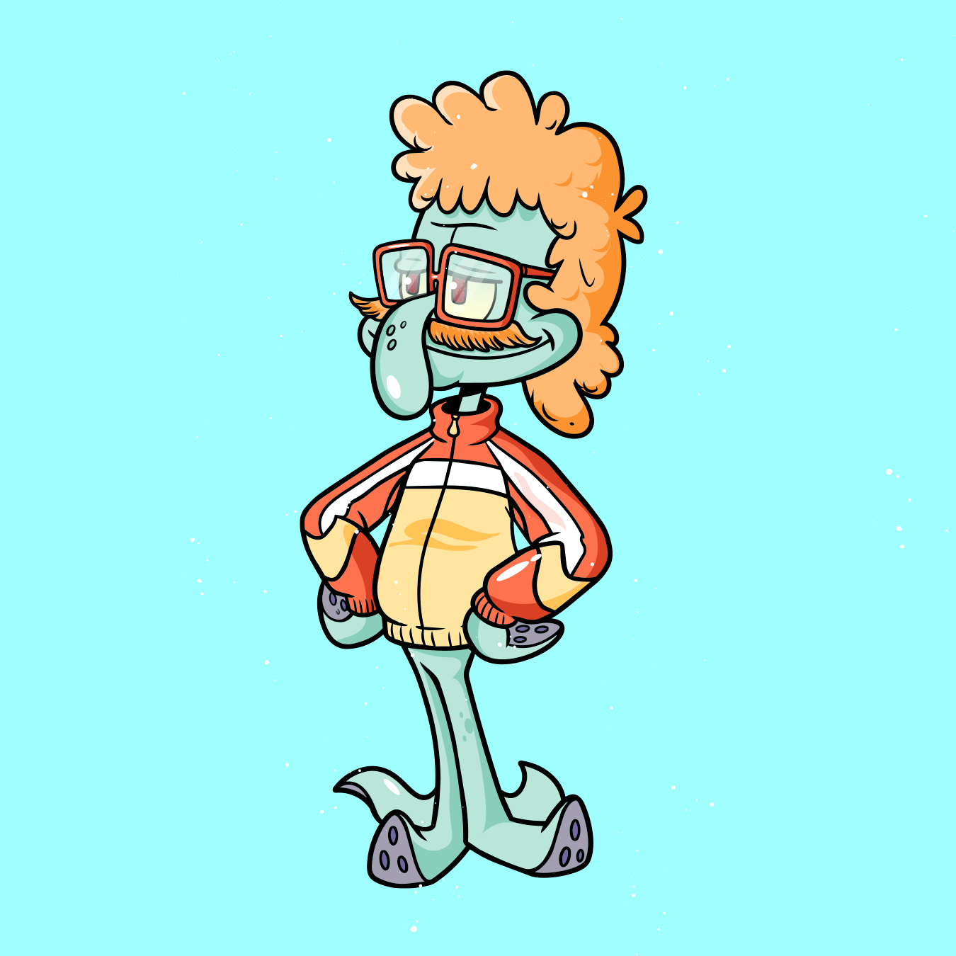 Squidward illustration spongebob squidward