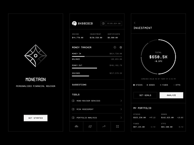 AI app concept ai chatgpt clean dark theme design system elegant minimal simple ui ux