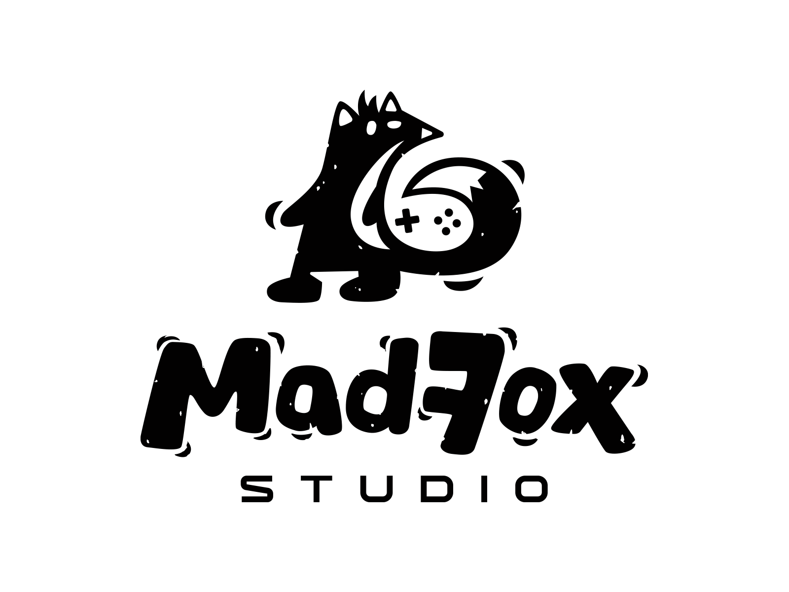 Logo for game studio brand brand design brand designer branding branding design branding designer fox fox logo game studio game studio logo logo logo design logo designer logodesign logodesigner logotype negative space negative space logo