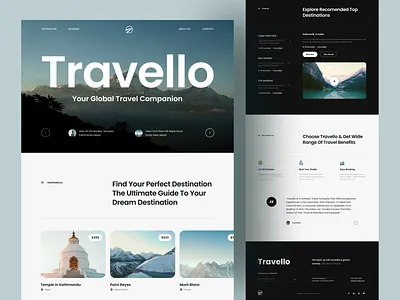 Travel Website Design adventure booking destination explore flight journey mountain tourism travel travel agency travel booking travel landing travel platform travel web travel website traveller travelling trip vacation website