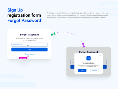 Forgot password | Sign Up page | UX creative crm design designtips dribbble forgot password learndesign designtips log in productdesigner saas sign up ui uidesign userinterface dribbble ux uxdesign uxdesignmastery productdesigner