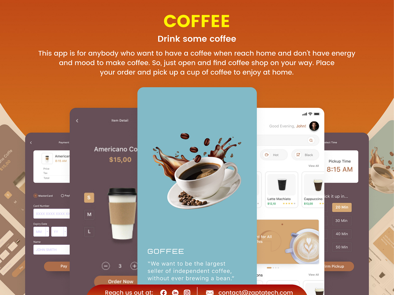 Online Coffee Shop UX UI Design by Khalil Ahmad on Dribbble