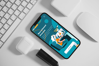 Recruitment Mobile Onboarding hr mobile app onboarding recruitment ui