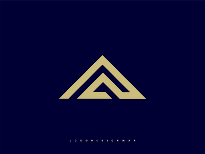 A letter logo design logo