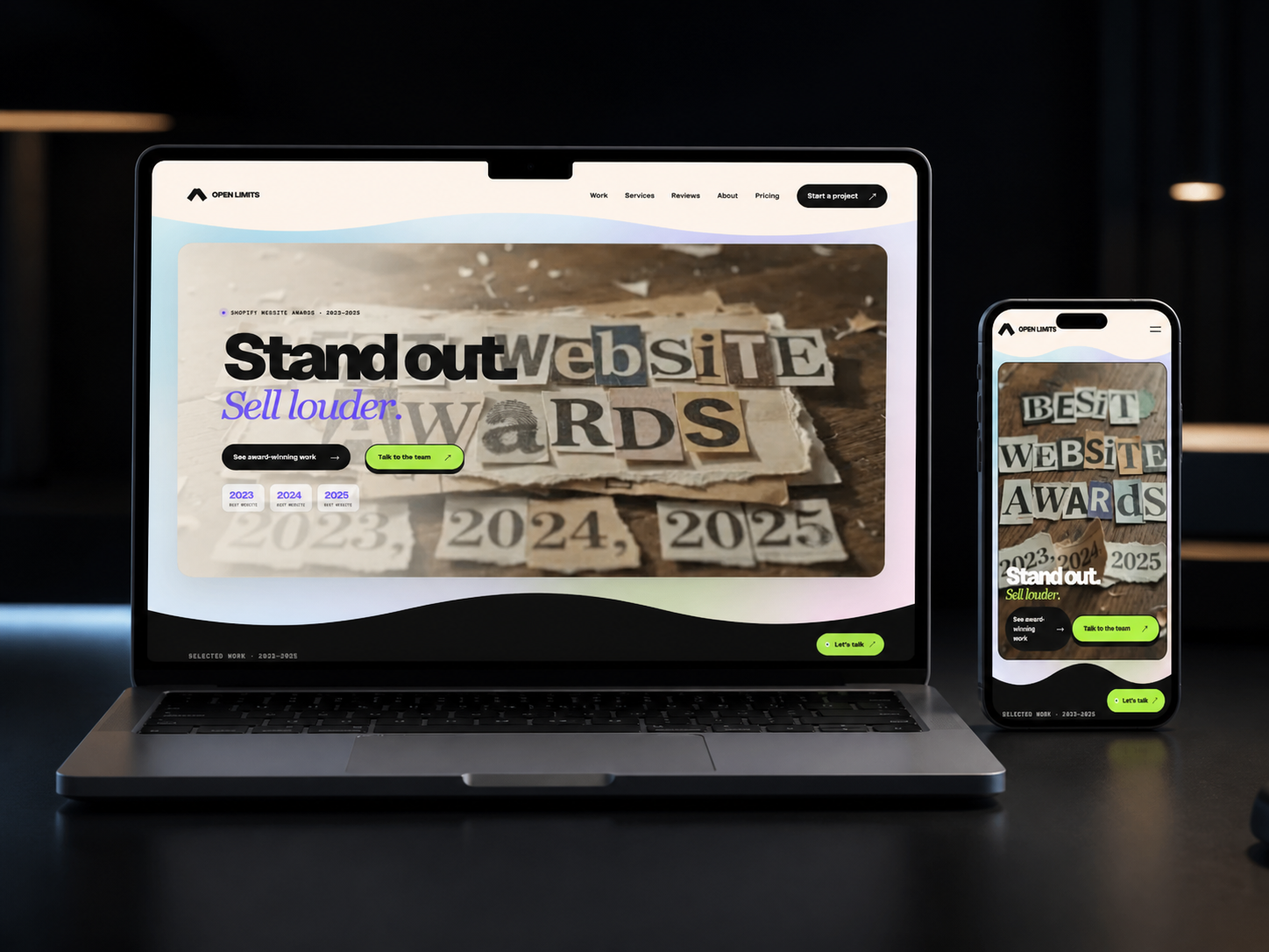 Open limits website design , https://theopenlimits.com animation branding custom website design graphic design shopify shopify store design ui website design